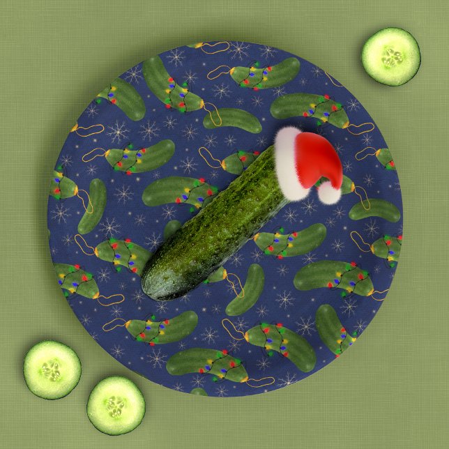 The Christmas pickle   Paper Plate (Creator Uploaded)