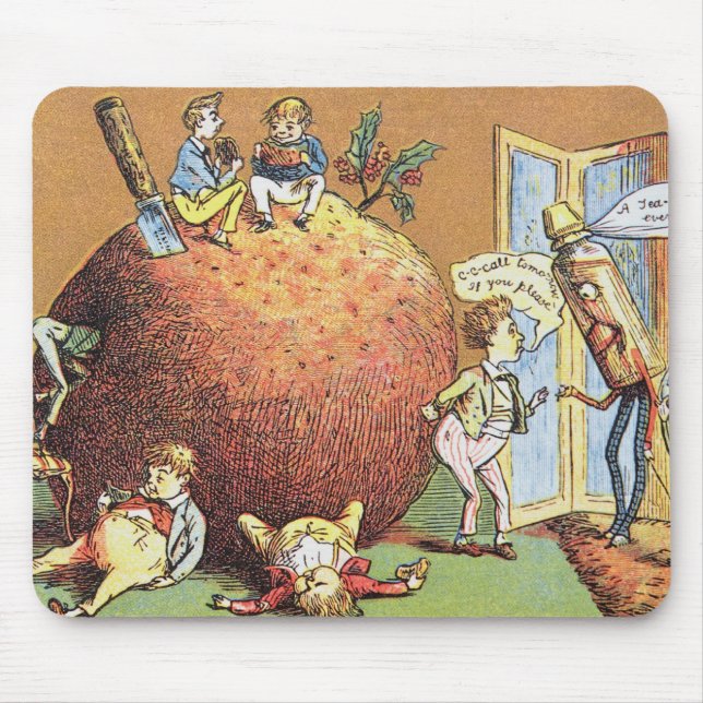 The Christmas Pudding Mouse Mat (Front)