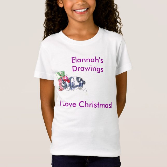 The Christmas Rabbit T-Shirt (Front)