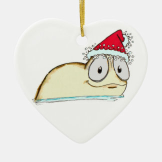 The Christmas Slug Ceramic Tree Decoration
