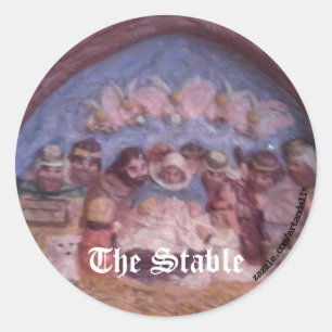 THE CHRISTMAS STABLE Sticker
