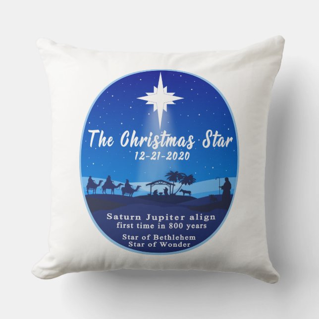 The Christmas Star Cushion (Front)
