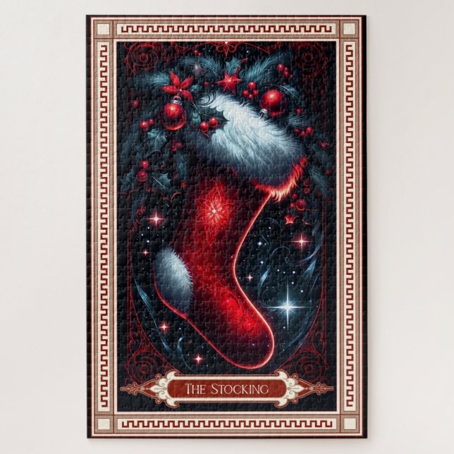 The Christmas Stocking Tarot Card Jigsaw Puzzle (Vertical)