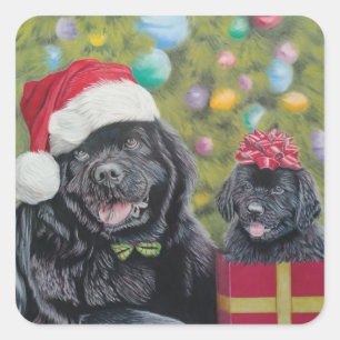 The Christmas Surprise Square Sticker