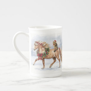 The Christmas Team- Maggie and Nari Bone China Mug