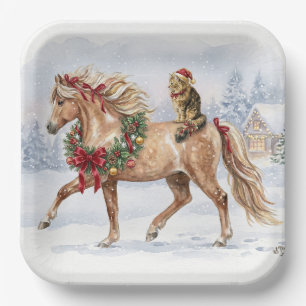 The Christmas team with Maggie and Nari Paper Plate