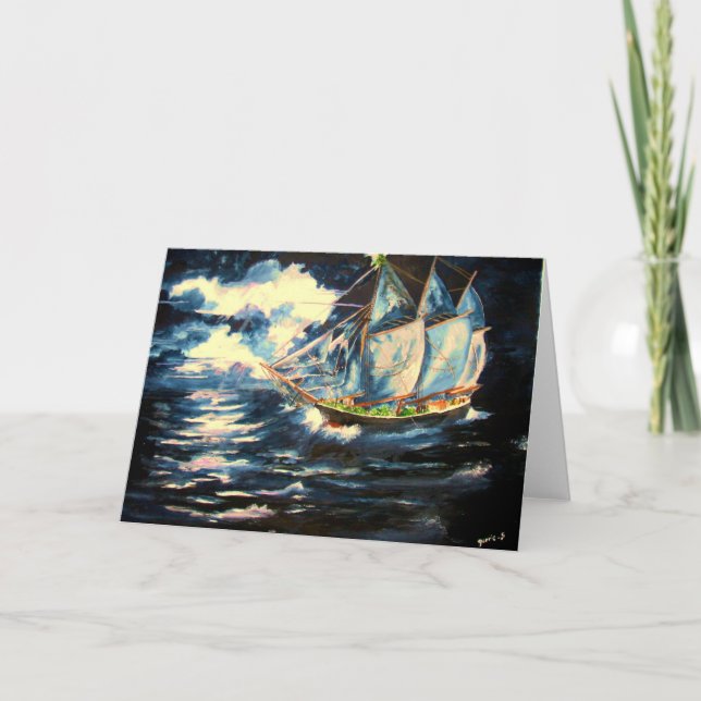 The Christmas Tree Ship Holiday Card (Front)