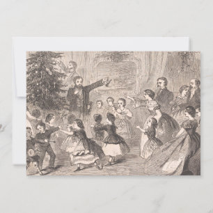 The Christmas Tree   Winslow Homer Holiday Card