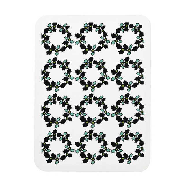 The Christmas Wreath - Magnet (Vertical)