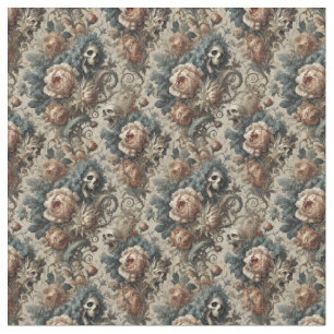 The Chthonic Ossuary – Gothic Dense Tile Fabric