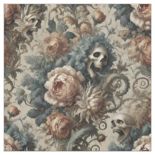 The Chthonic Ossuary – Gothic Statement Tile Fabric