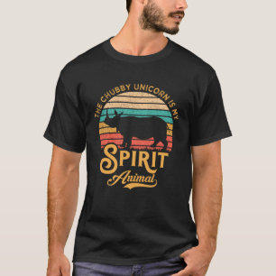 The Chubby Unicorn Is My Spirit Animal Vintage Rhi T-Shirt