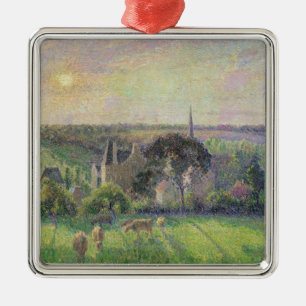 The Church and Farm of Eragny, 1895 Metal Tree Decoration