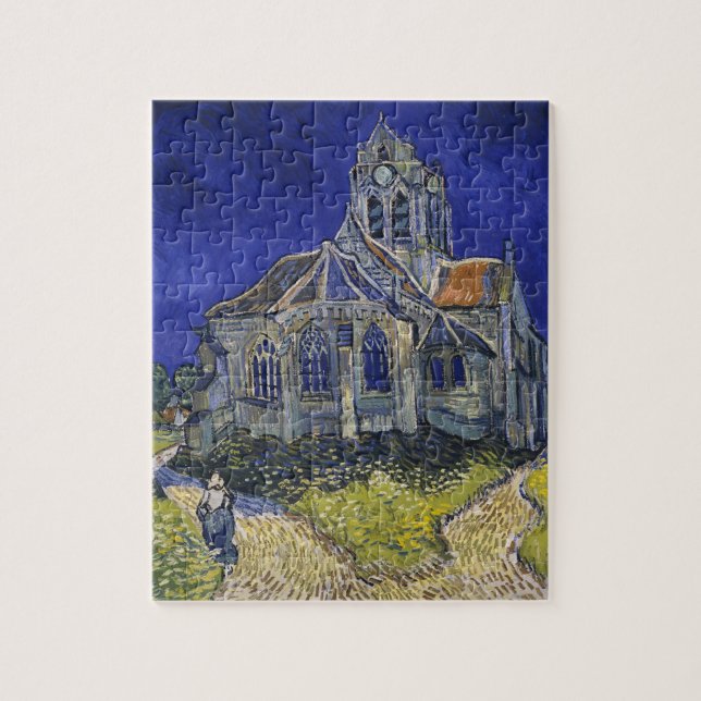The Church at Auvers by Vincent van Gogh Jigsaw Puzzle (Vertical)
