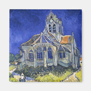 The Church at Auvers, by Vincent Van Gogh Magnet
