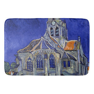 The Church at Auvers, Van Gogh Bath Mat