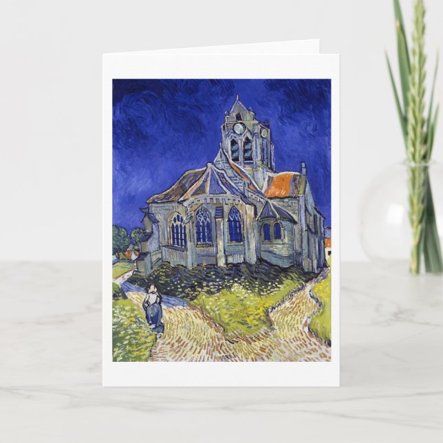 The Church at Auvers, Van Gogh Card (Front)