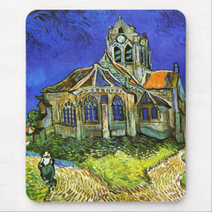 The Church at Auvers, Van Gogh Mouse Mat