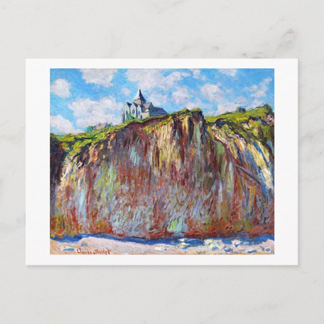 The Church at Varengeville, 1882 Claude Monet cool Postcard (Front)