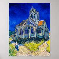 The Church in Auvers-sur-Oise by Vincent van Gogh