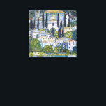 The Church in Cassone | Gustav Klimt | Poster Canvas Print<br><div class="desc">The Church in Cassone is a 1913 painting by Gustav Klimt.</div>