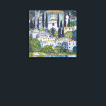 The Church in Cassone | Gustav Klimt | Poster Canvas Print<br><div class="desc">The Church in Cassone is a 1913 painting by Gustav Klimt.</div>