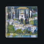 The Church in Cassone | Gustav Klimt | Poster Notebook<br><div class="desc">The Church in Cassone is a 1913 painting by Gustav Klimt.</div>