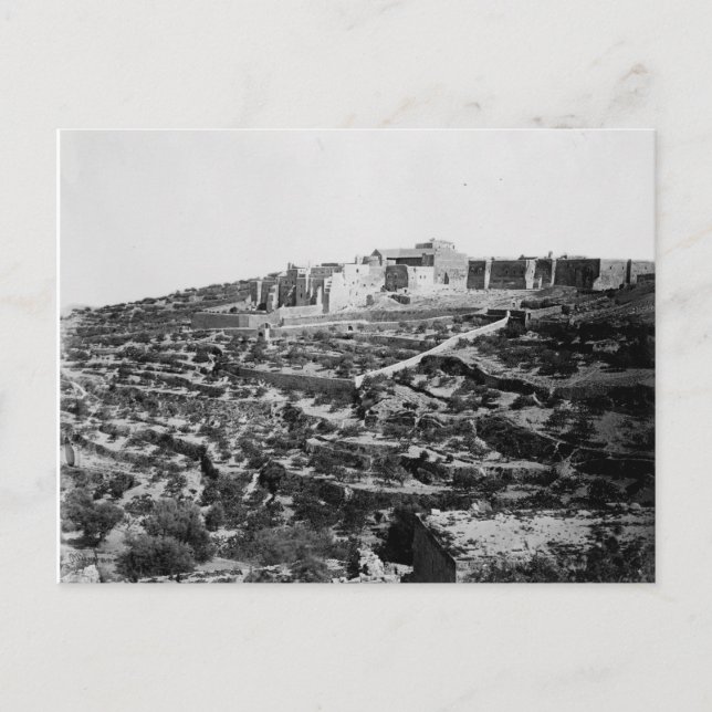 The Church of Nativity in Bethlehem Postcard (Front)