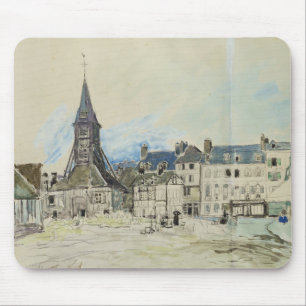 The Church of Sainte-Catherine, Honfleur, 1864 Mouse Mat
