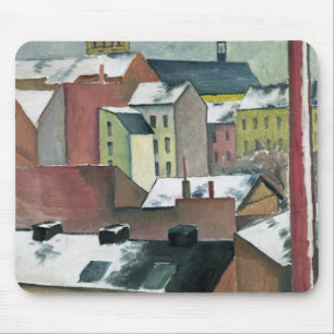 The Church of St Mary in Bonn in Snow, 1911 Mouse Mat