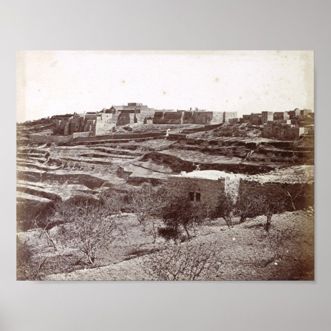 The Church of the Nativity in Bethlehem Poster (Front)