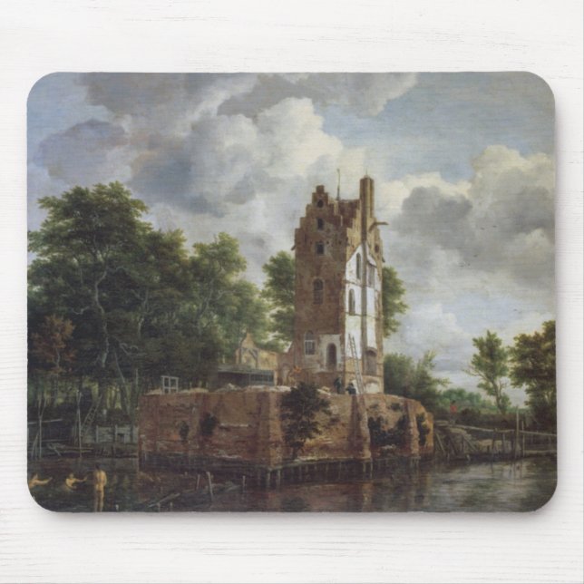 The Church Tower Mouse Mat (Front)