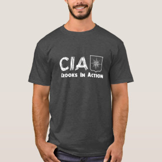 The CIA Crooks In Action dark shirt