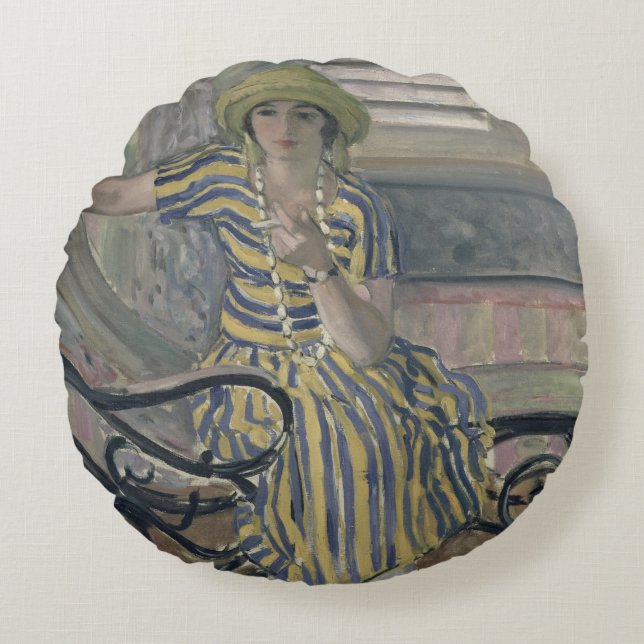 The Cigarette Round Cushion (Front)