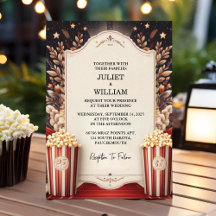 The Cinema Retro Movie Ticket Most Popular Wedding