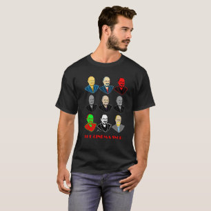The Cinema Snob Faces - Men's Black T-Shirt