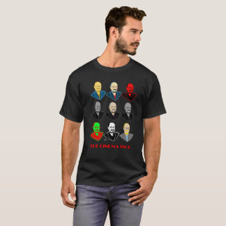 The Cinema Snob Faces - Men's Black T-Shirt