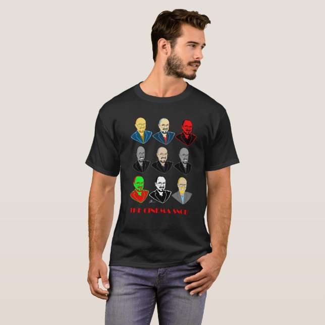 The Cinema Snob Faces - Men's Black T-Shirt (Front Full)