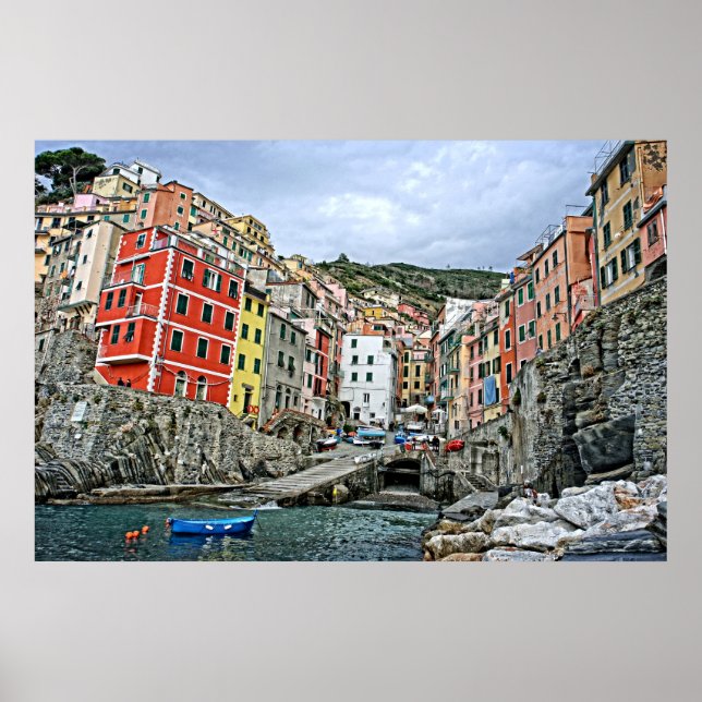 The Cinque Terre - Riomaggiore, Italy 24x36 Poster (Front)