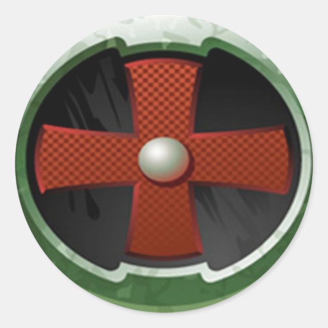 The Circle Classic Round Sticker (Front)