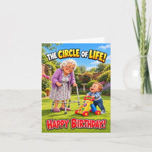 The Circle of Life – Back to Square One! Card