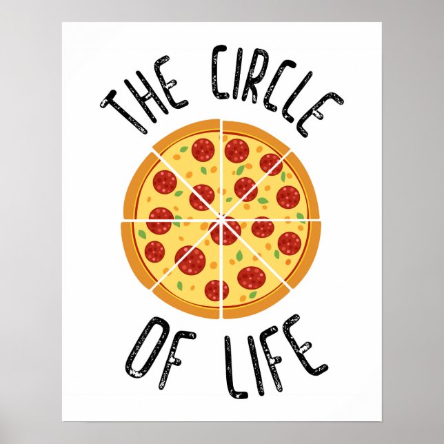 The Circle Of Life Funny Quote Poster (Front)