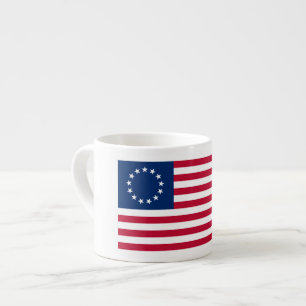 The Circle of Stars, American Flag by Betsy Ross Espresso Cup