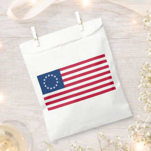The Circle of Stars, American Flag by Betsy Ross Favour Bags