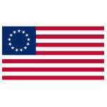 The Circle of Stars, American Flag by Betsy Ross Photo Sculpture Decoration<br><div class="desc">The Circle of Stars: The year was 1776, and the colonies were on the verge of declaring their independence from Great Britain. A committee was formed to design a flag that would represent the new nation, and they sought the help of a skilled seamstress named Betsy Ross. - Ross was...</div>