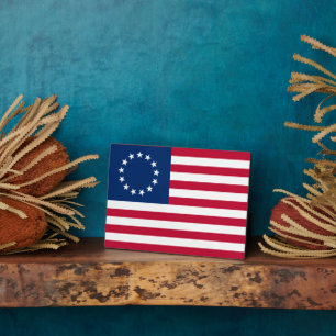 The Circle of Stars, American Flag by Betsy Ross Plaque