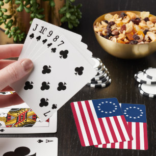 The Circle of Stars, American Flag by Betsy Ross Playing Cards