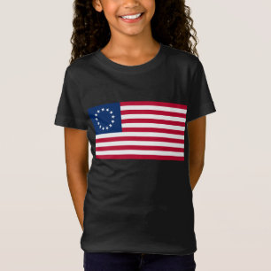 The Circle of Stars, American Flag by Betsy Ross T-Shirt