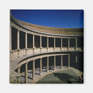 The Circular Courtyard of the Palace of Charles Magnet