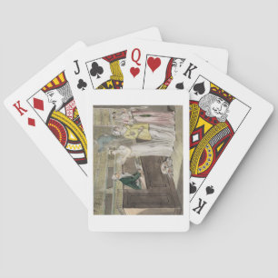 The Circulating Library (pen and ink and w/c and w Playing Cards